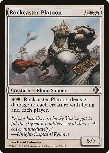 Rockcaster Platoon - ala Spoiler