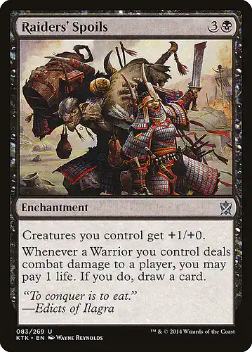 Raiders' Spoils - ktk Spoiler