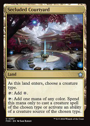 Secluded Courtyard - fdn Spoiler