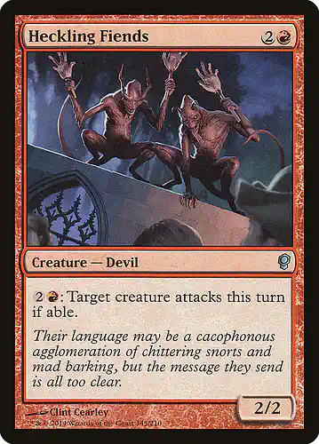 Heckling Fiends - cns Spoiler