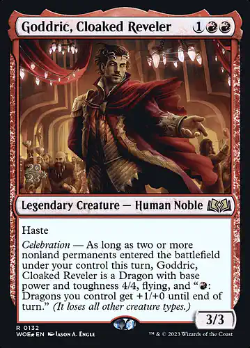 Goddric, Cloaked Reveler - woe Spoiler