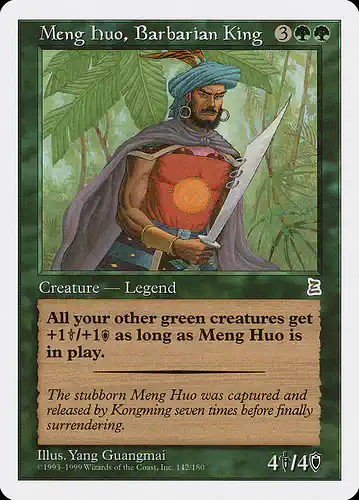 Meng Huo, Barbarian King - ptk Spoiler