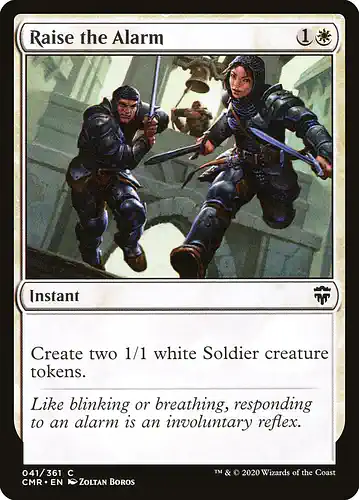 Raise the Alarm - cmr Spoiler