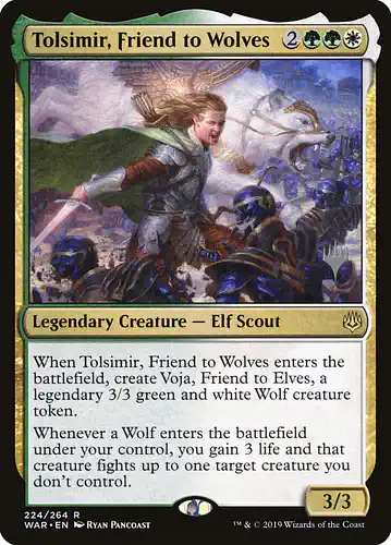 Tolsimir, Friend to Wolves - war Spoiler