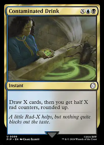 Contaminated Drink - pip Spoiler