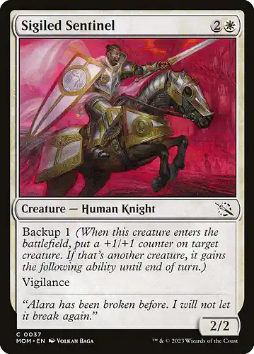Sigiled Sentinel - mom Spoiler