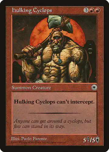 Hulking Cyclops - por Spoiler