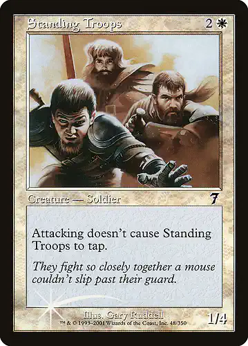 Standing Troops - 7ed Spoiler