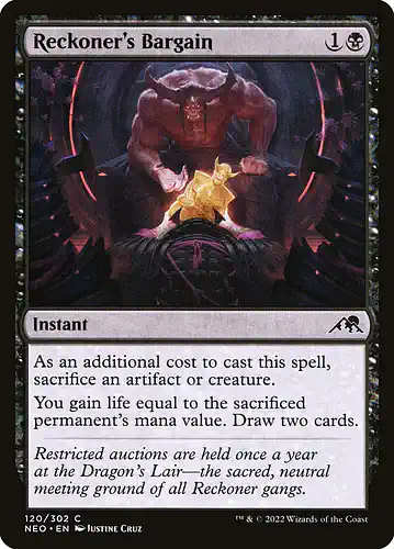 Reckoner's Bargain - neo Spoiler