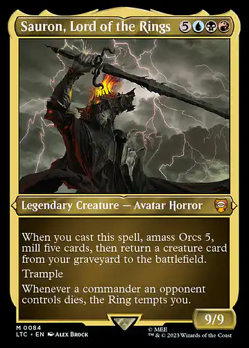 Sauron, Lord of the Rings - ltc Spoiler