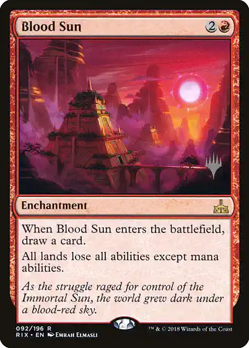 Blood Sun - rix Spoiler