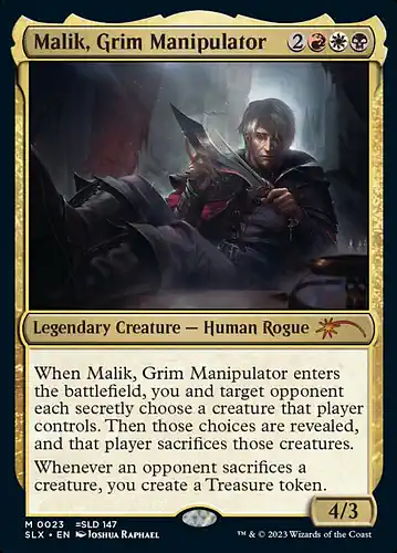 Malik, Grim Manipulator - slx Spoiler