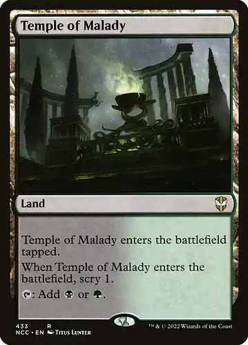 Temple of Malady - ncc Spoiler