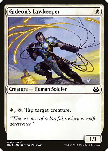 Gideon's Lawkeeper - mm3 Spoiler