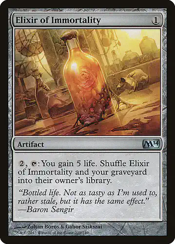 Elixir of Immortality - m14 Spoiler