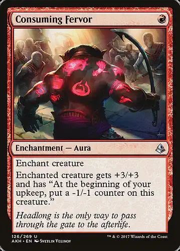 Consuming Fervor - akh Spoiler