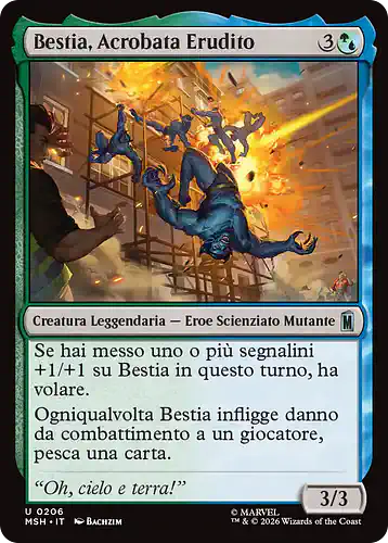 Beast, Erudite Aerialist - msh Spoiler