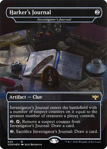Investigator's Journal - vow Spoiler