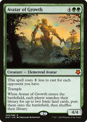 Avatar of Growth - gnt Spoiler