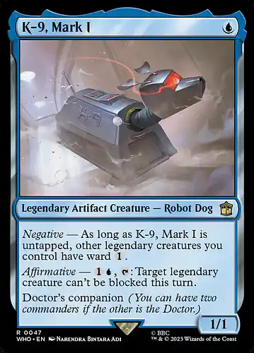 K-9, Mark I - who Spoiler