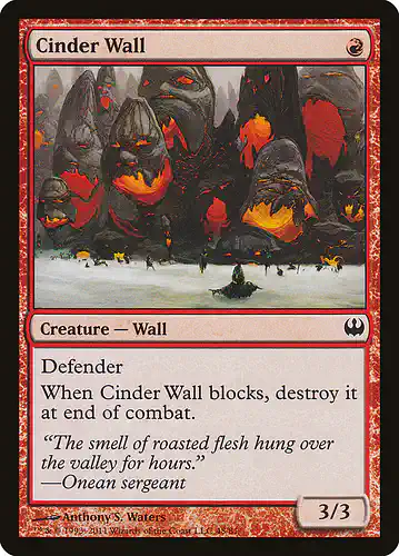 Cinder Wall - ddg Spoiler