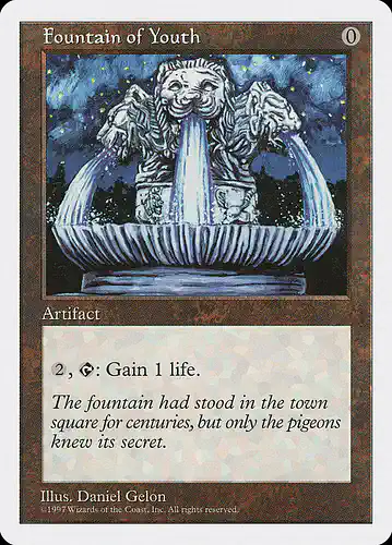 Fountain of Youth - 5ed Spoiler