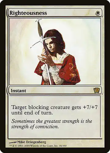 Righteousness - 9ed Spoiler