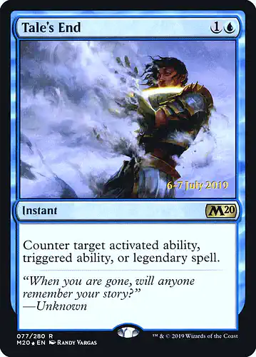 Tale's End - m20 Spoiler