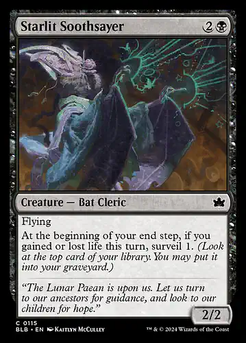 Starlit Soothsayer - blb Spoiler