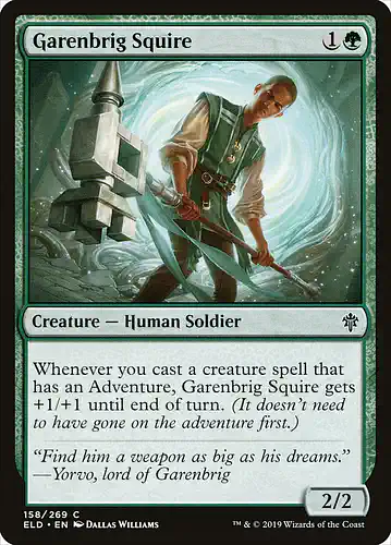 Garenbrig Squire - eld Spoiler