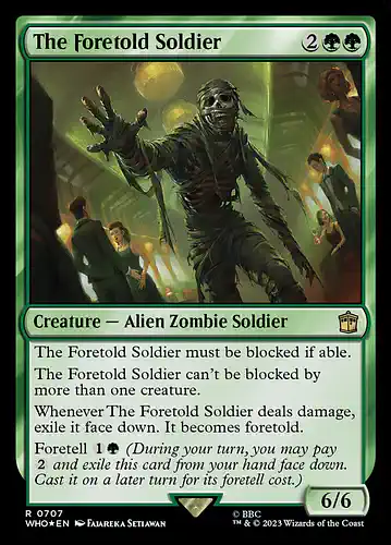 The Foretold Soldier - who Spoiler