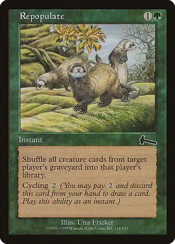 Repopulate - ulg Spoiler