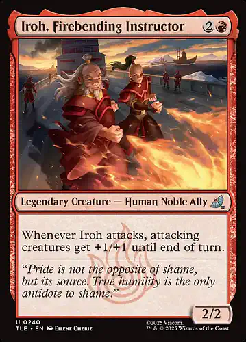 Iroh, Firebending Instructor - tle Spoiler