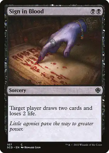 Sign in Blood - scd Spoiler