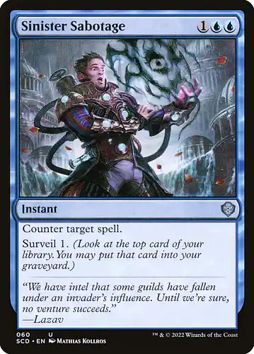 Sinister Sabotage - scd Spoiler