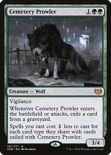 Cemetery Prowler - vow Spoiler