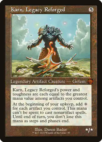 Karn, Legacy Reforged - mat Spoiler
