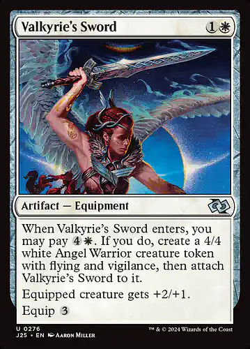 Valkyrie's Sword - j25 Spoiler