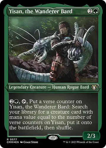 Yisan, the Wanderer Bard - cmm Spoiler