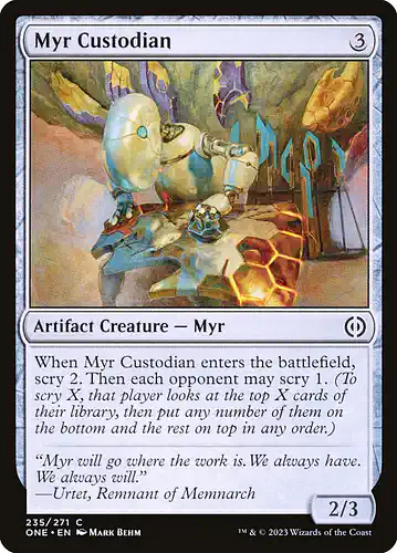 Myr Custodian - one Spoiler