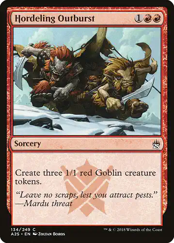 Hordeling Outburst - a25 Spoiler