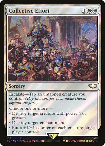 Collective Effort - 40k Spoiler