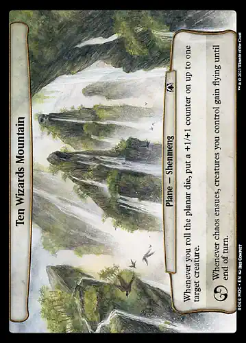 Ten Wizards Mountain - moc Spoiler