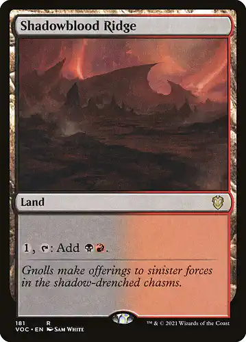 Shadowblood Ridge - voc Spoiler