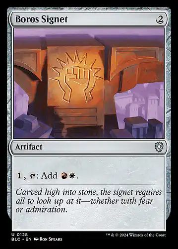 Boros Signet - blc Spoiler