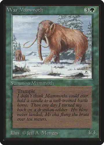War Mammoth - leb Spoiler