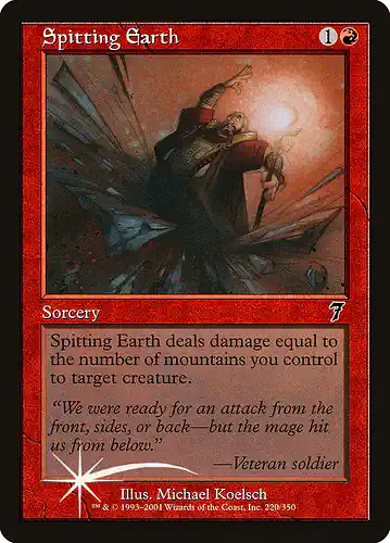 Spitting Earth - 7ed Spoiler