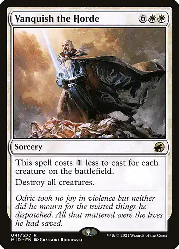Vanquish the Horde - mid Spoiler