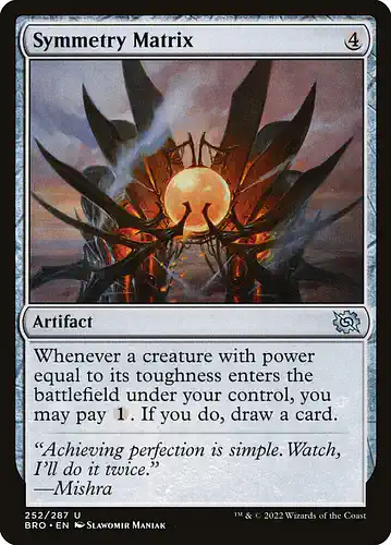 Symmetry Matrix - bro Spoiler