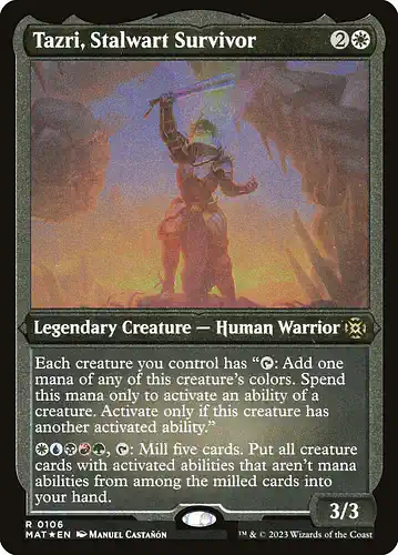Tazri, Stalwart Survivor - mat Spoiler